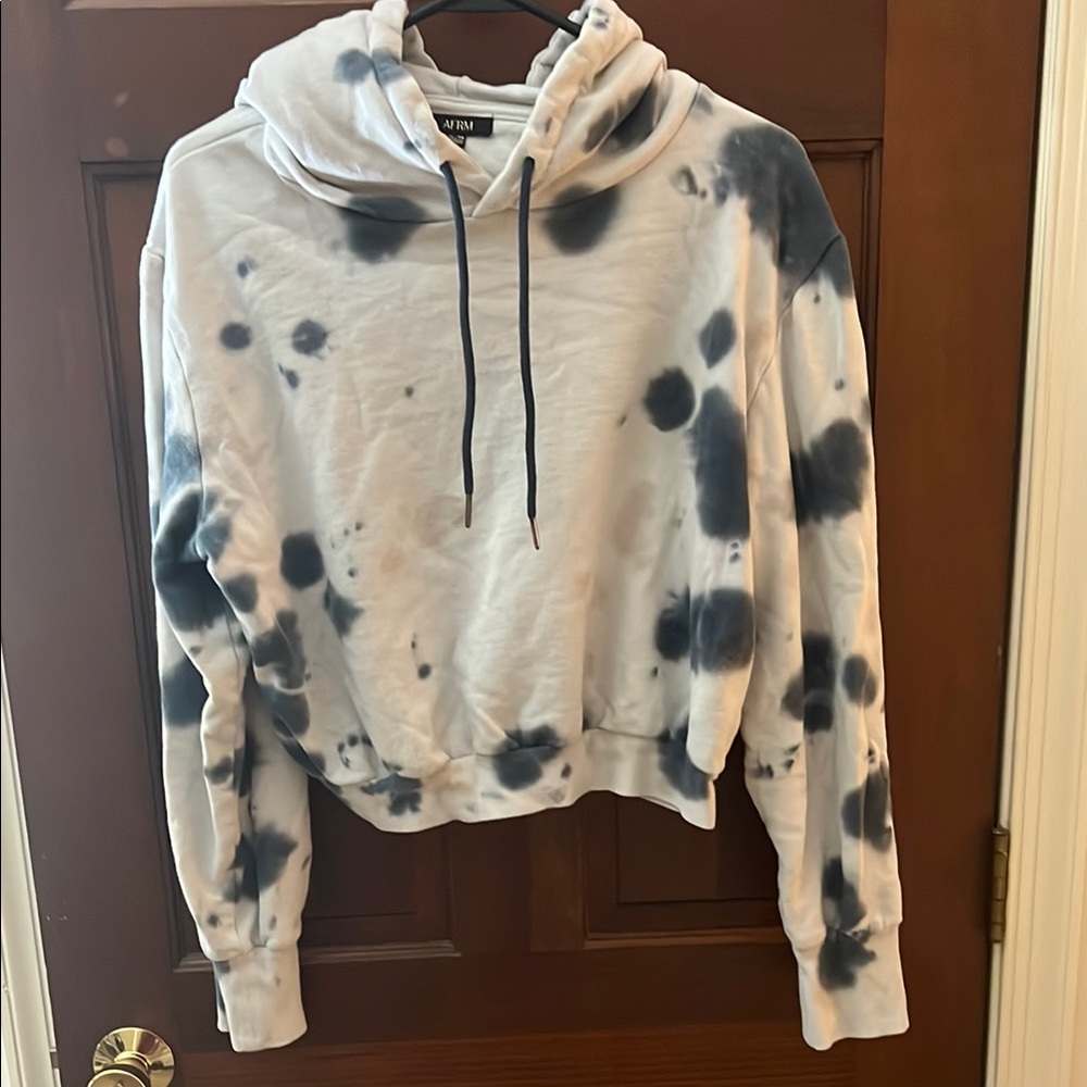 Tie-Dye Cropped Hoodie